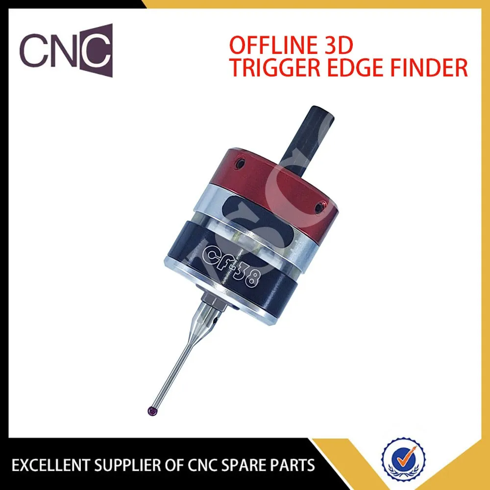 Fresadora CNC com Gatilho 3D, Edge Finder, Routing Rod, Tool Setter, 3-Linear Precisão, Centro de Usinagem, CF-38