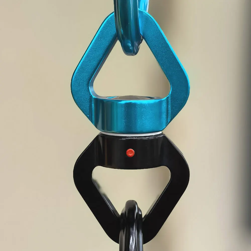 Aviation Aluminum Alloy Swivel Ring Tree Swing Hook Hammock Chair Hanging Kit Rotating Indoor Outdoor Swinging Chair Accessory