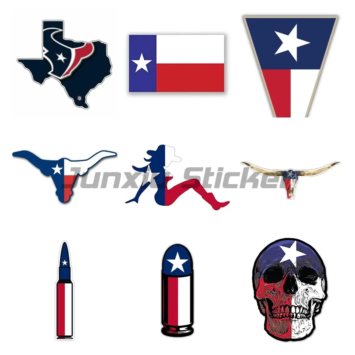 

Personality Texas TX Flag Car Sticker Automobiles Truck Laptop Cup Styling PVC Decal