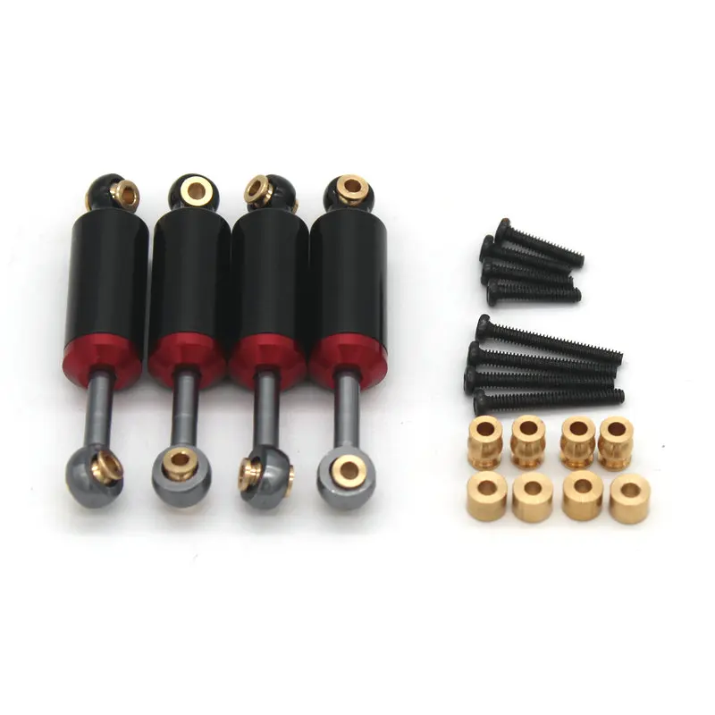 FMS 1/24 {1/18）MAX Smasher   Xiao Qi Fcx24 K5 RC Car Metal Upgrade Parts Built-in Spring Shock Absorber 4PCS