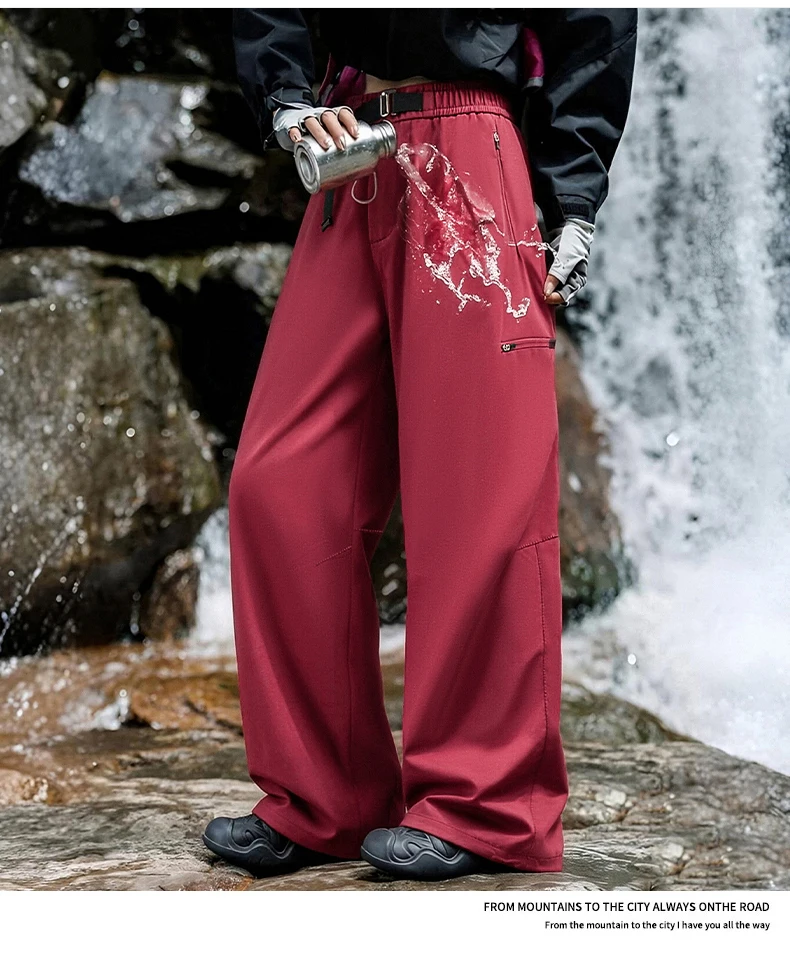 Damen Wasserdichte & Winddichte Outdoor-Hose Kratzfestes Gewebe für Allwetter-Abenteuer – Detail 9
