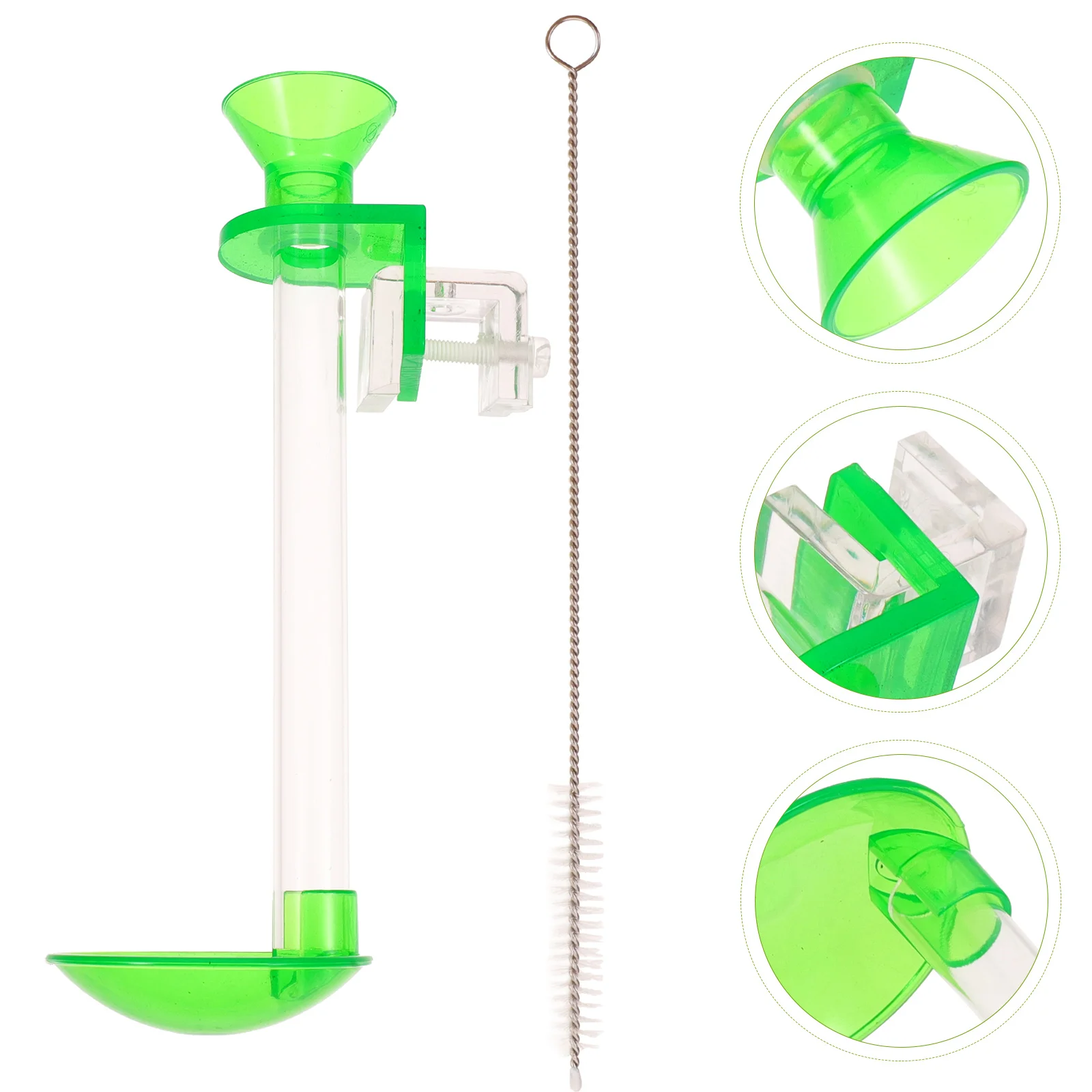 

Multi Function Aquarium Feeder Adjustable Length Transparent Shrimp Crab Fish Feeder Tank Accessory Feeding Dish Pet Supplies