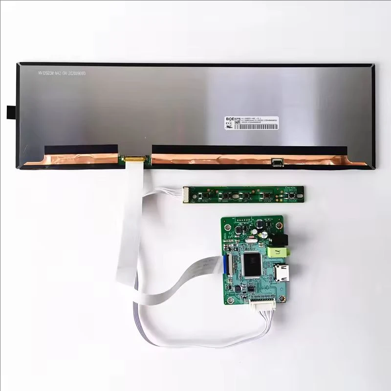 12.6-inch Capacitive Touch Display Kit LCD Screen IPS 1920*515 HD for Car Monitor/Bar Display/Raspberry Pi