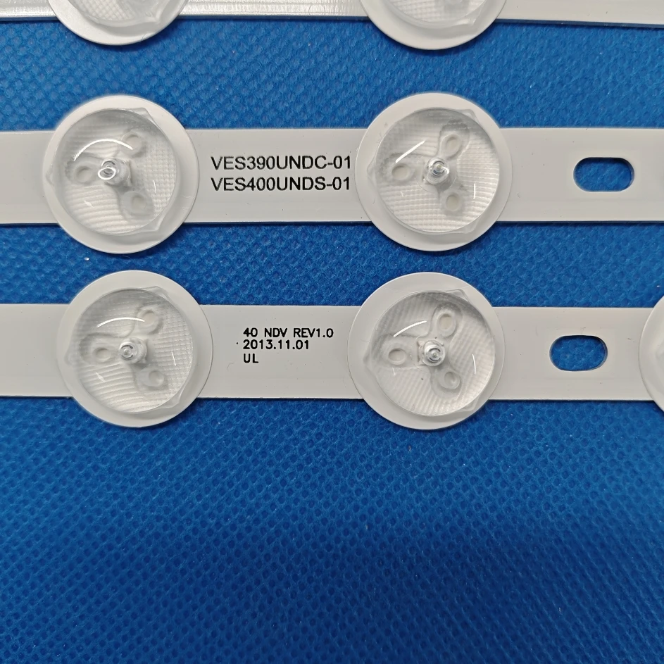 TV LED Bars For TD Systems K40DLV1FSM LED Backlight Strips Kit 9LED Lamps Lens 5 Bands 9FLHY168D 39PF3025D 39FHD-CNOV 39FPD274D