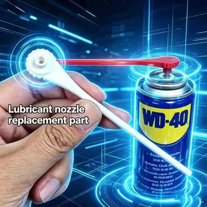 Hot Sale 4Pcs WD-40 Dedicated Long Extension Nozzle Spray Extension Nozzle Leak-proof Connector Durable Replacement Head