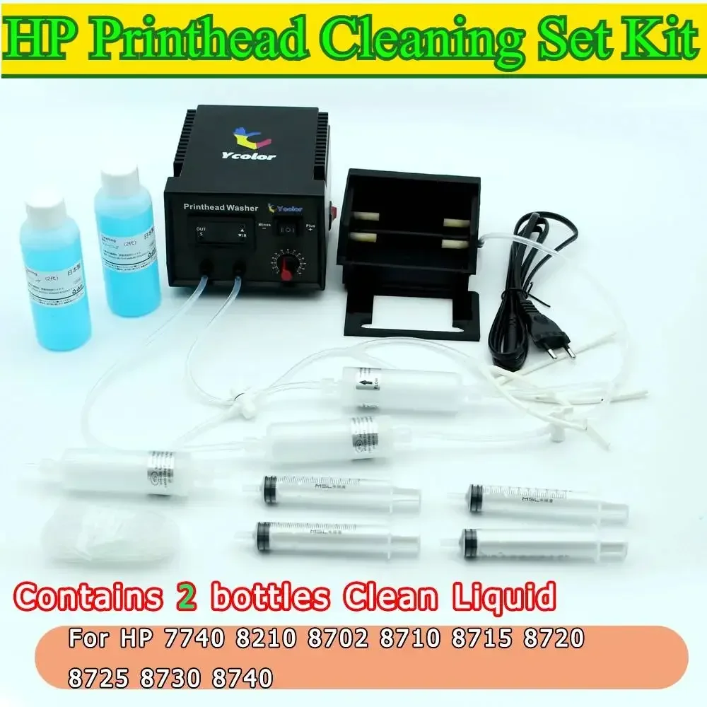 

Printhead Cleaning Machine Cleaning Liquid Washer 95U 952 953 954 955 for HP Officejet Pro 7740 8210 8702 8710 8715 8720 8725