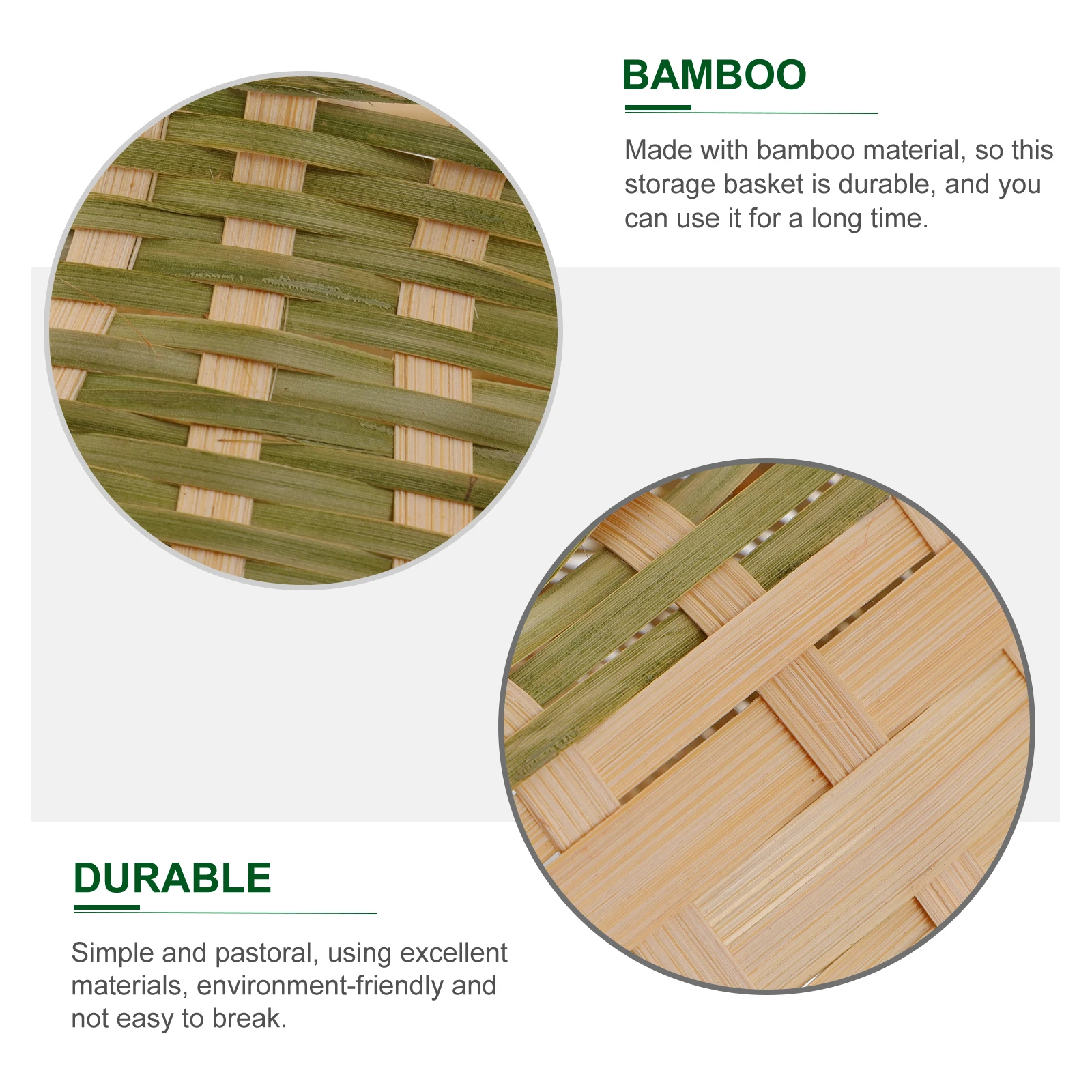 

Bamboo Woven Small Basket Handmade Storage Organizer For Fruits Accessories Home Decor Ethnic Style Pack Basket