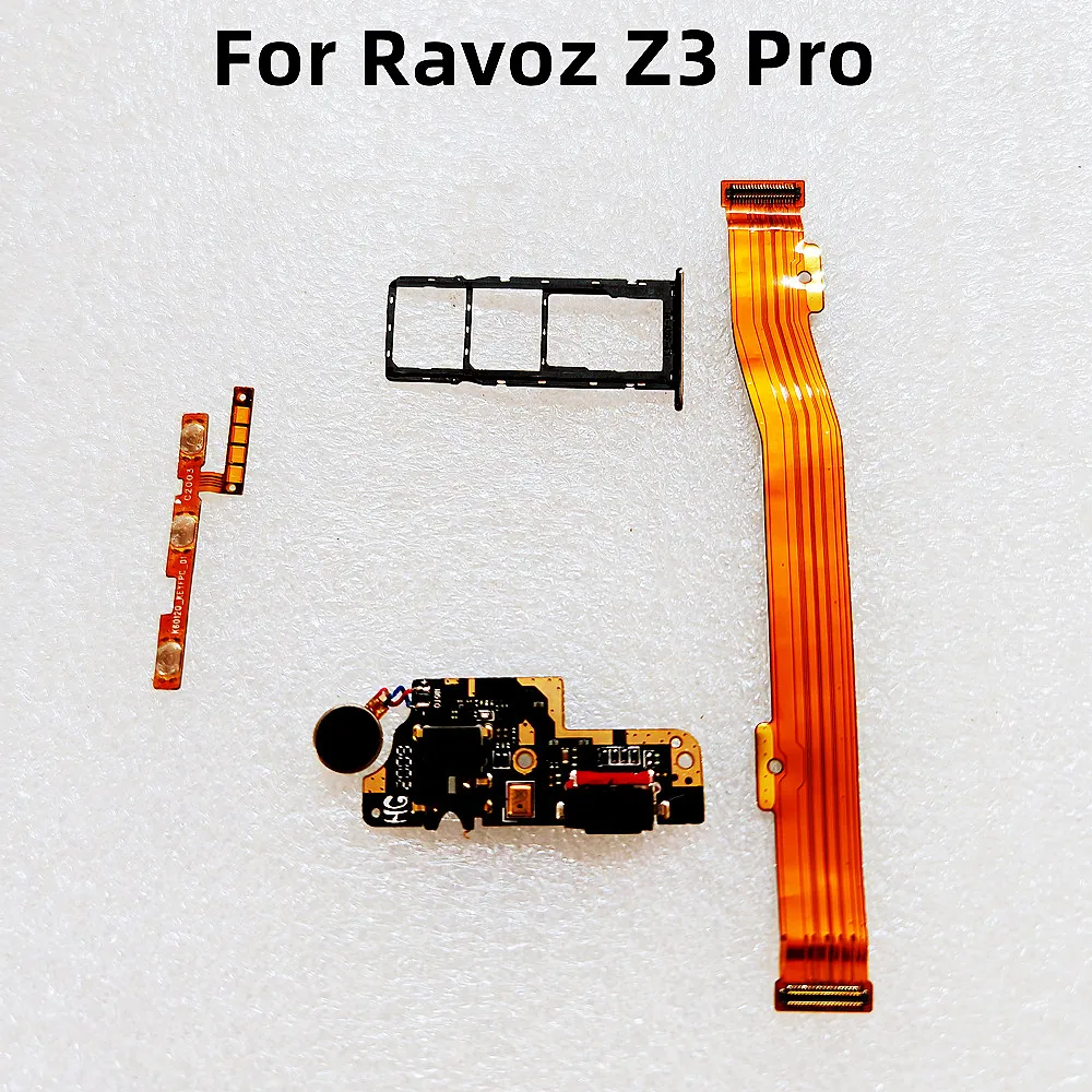 

Pop для Ravoz Z3 Pro USB зарядная док-станция, кабель питания, держатель SIM-карты, основные детали гибкого кабеля