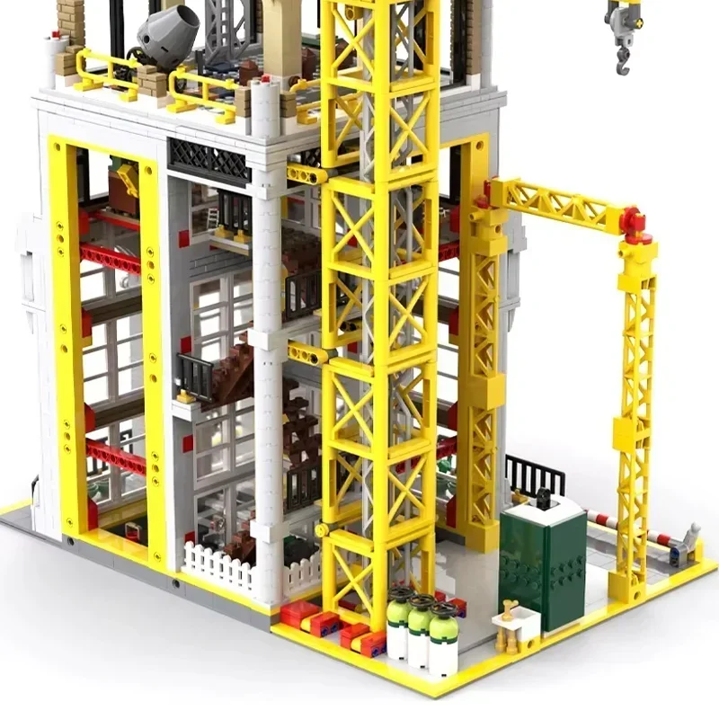 new3374PCS MOC910008-1Modular Construction Site Perfect building set Building Blocks Architecture Collection Series BirthdayGift