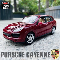MSZ 1:24 Porsche Cayenne Panamera S Original box alloy car model handicraft decoration collection toy tool gift die-casting