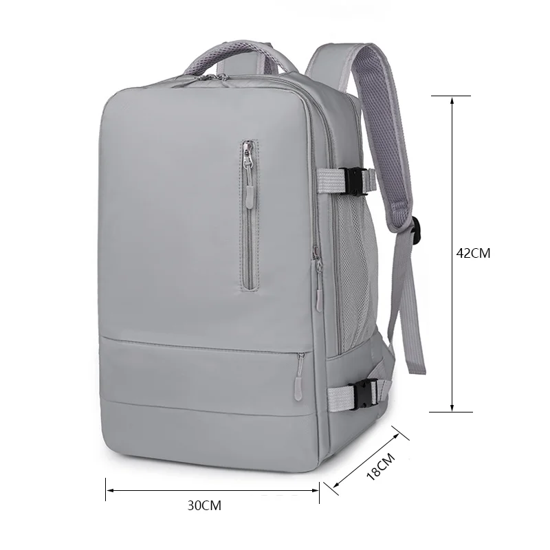 Travel Backpack with USB Charging Port Women Water Repellent Anti-Theft Daypack Bag 15 Inch Computer Backpack for Men