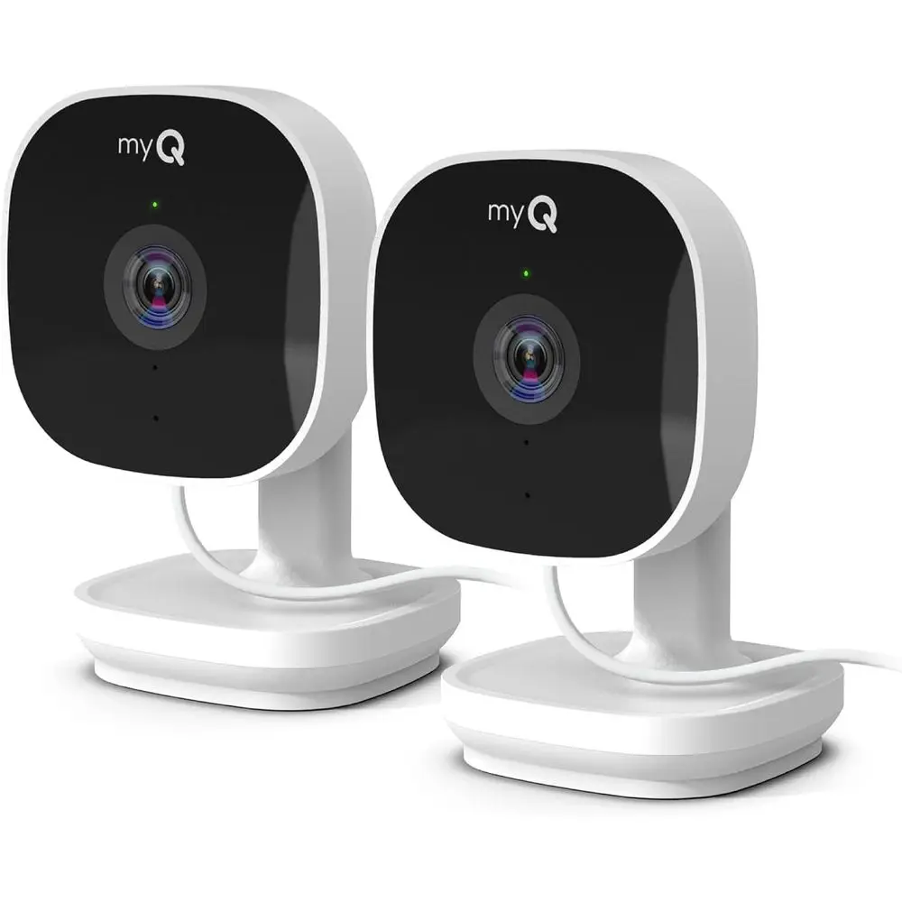 

2-Pack Indoor Security Cameras: 1080p HD, Night Vision, Motion Detection, Wi-Fi, Two-Way Audio, Smartphone Control