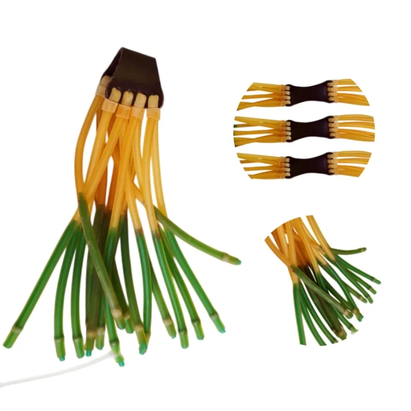16 Strand Reinforced Tubular Slingshot Latex Bands High Tensile High Stretch Wear Resistant Finished Elastic Kit Durable Spare