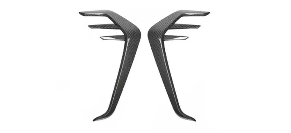 

Suitable for Dry Carbon Fiber Front Side Fender Vent Trims for BMW G80 M3 2021+2025 AC Style Front Fender Trims car Accessories