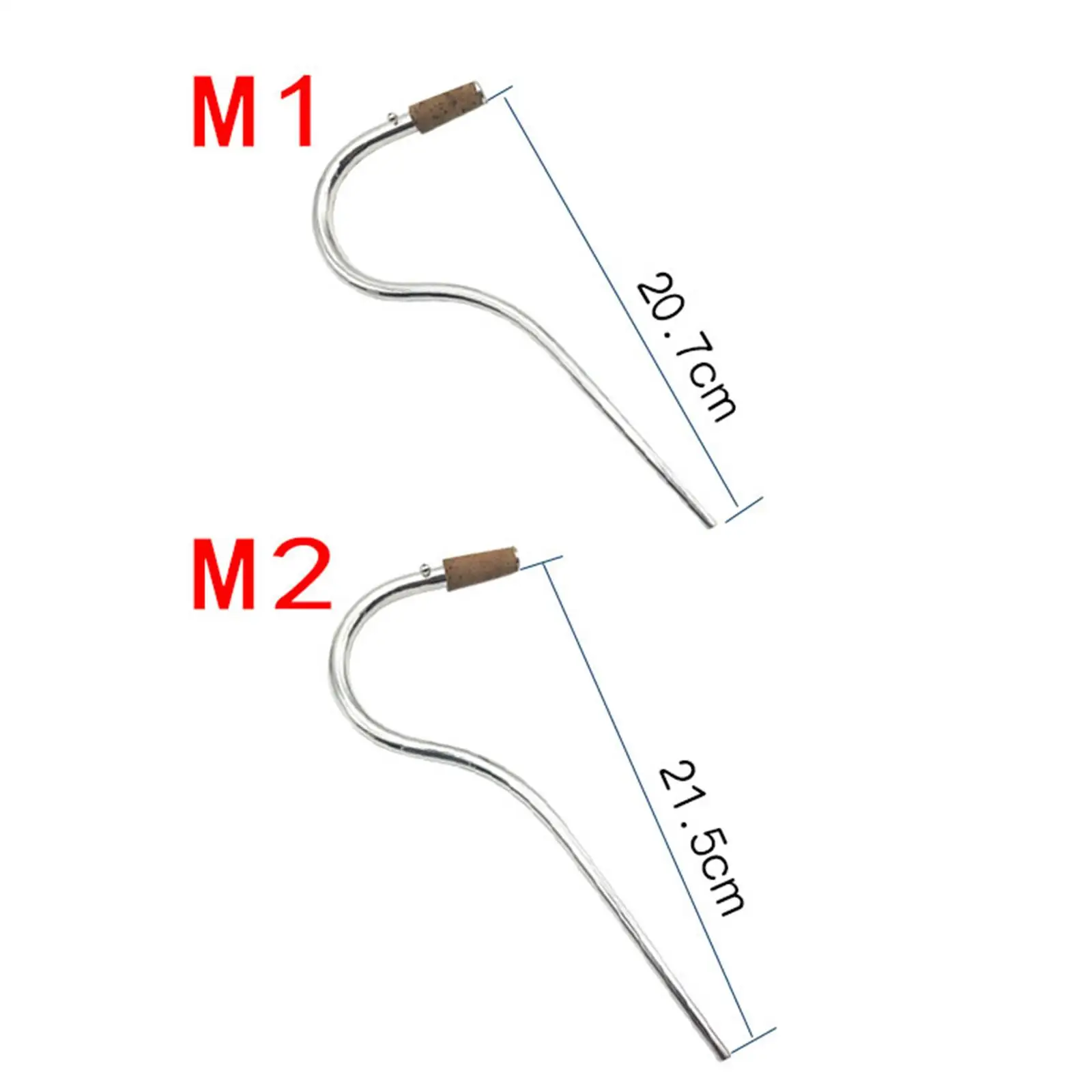 Bassoon Bocal Crook Professional Copper with Cork Head Joint Repair Part Musical Instrument Accessories Easy to Install