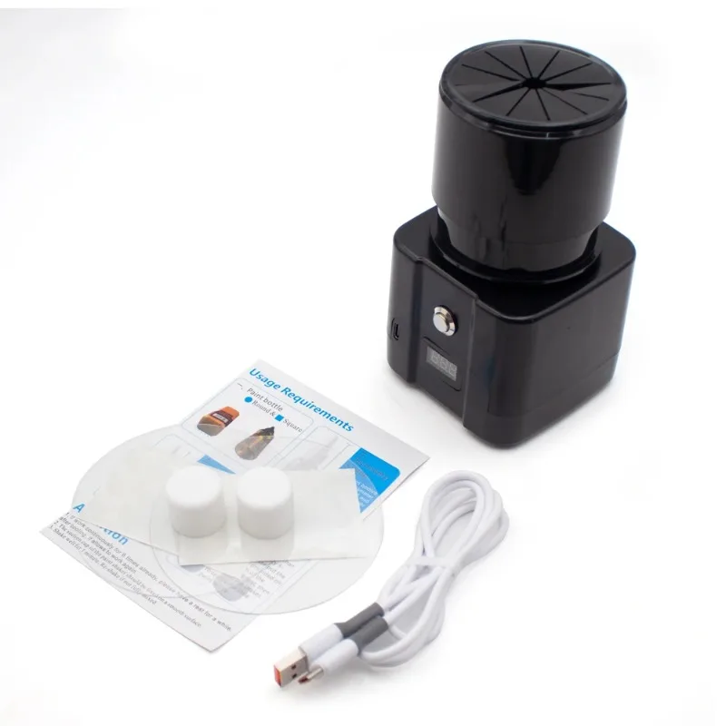 Electric Paint Shaker Machine - Nail Polish Shaker, Tattoo Ink & Model Paint Mixer, Hands-Free Vibrating Agitator