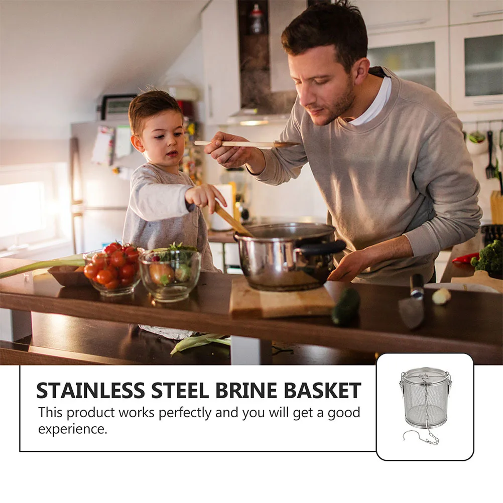 

Halu Lan Stainless Steel Seasoning Infuser Compact Pot Stewed Steeper Reusable Spice Filter For Soup Tea Brine