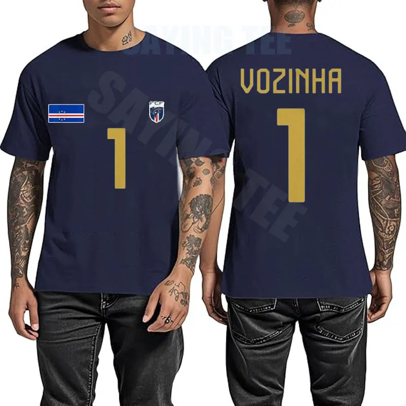 Kap Verde Vozinha 1 Torwart-Trikot T-Shirt Cabo Verde Fußball Herren Sportbekleidung Kap Verde Stolz Unisex Spruch-T-Shirt Top – Detail 13