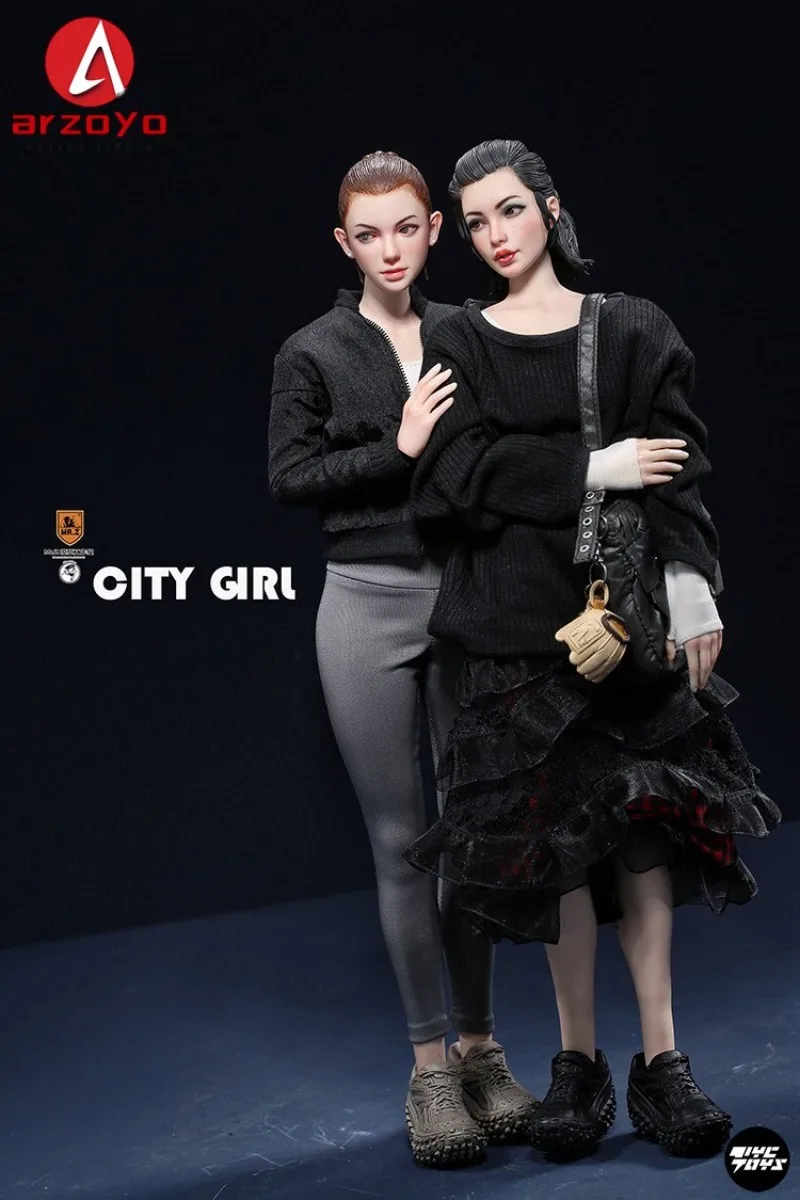 2025 Q4 Mr.Z CG002 1/6 City Girl Rui & Lei Movable Eyes Action Figure 12 ''ทหารหญิงFigurineชุดสะสมของเล่น