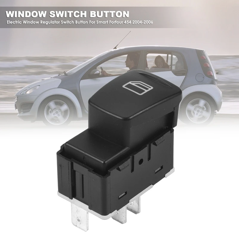 A4548201010 4548201010 Electric Window Regulator Switch Button For Smart Forfour 454 2004 2005 2006 Accessories Black