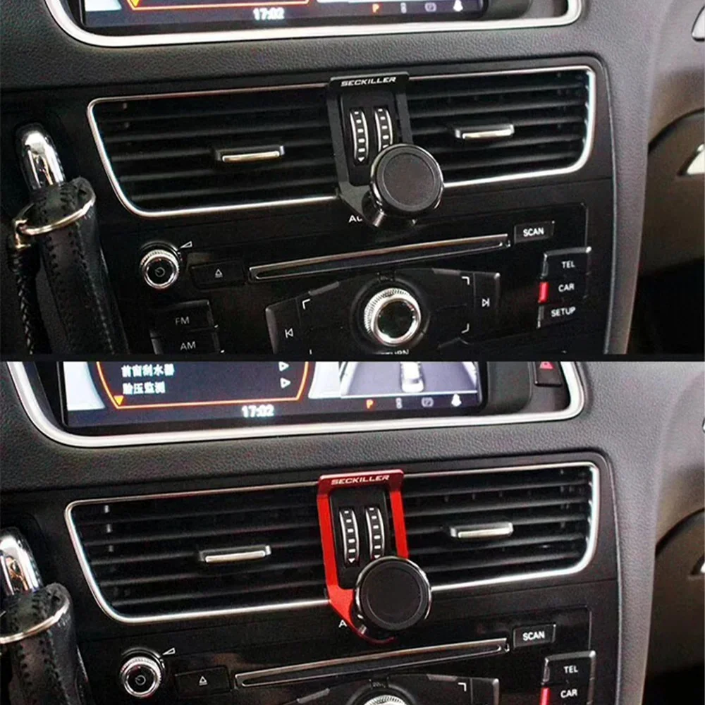 Car Phone Holder For Audi Q5 2010-2016 Air Vent Mount Car Bracket GPS Stand 360 Degree Rotatable Support Mobile Car Accessories