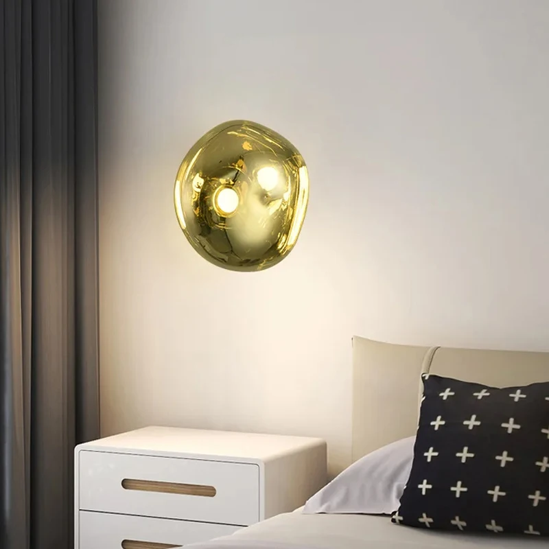 Imagem -05 - Nordic Lava Wall Light para Escadaria Bar Fundo Personalizado Lâmpada Decorativa Bedroon Luz Pós-moderna Criativa