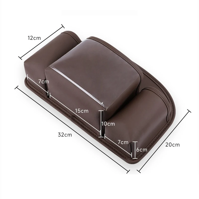 Car Cup Holder Storage Box Multi-Functional Suspended-Type Car Tissue Box Car Seatback Storage Pocket Hook Car Accessories