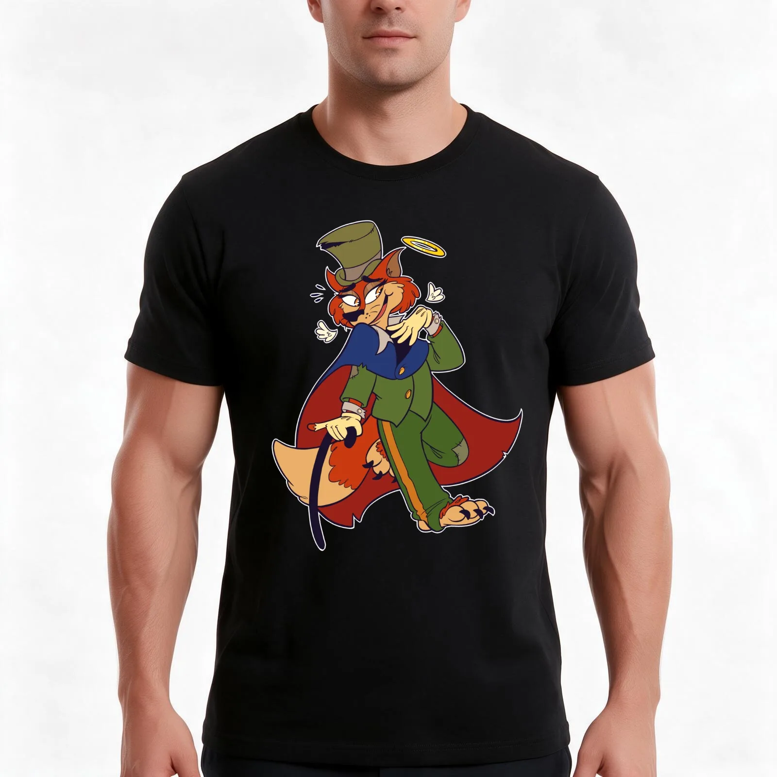 An Honest Fellow T-Shirt, Summer Casual Cotton Tee, Oversized Streetwear Tops, Vintage Graphic Print, Loose Fit Short Sleeve