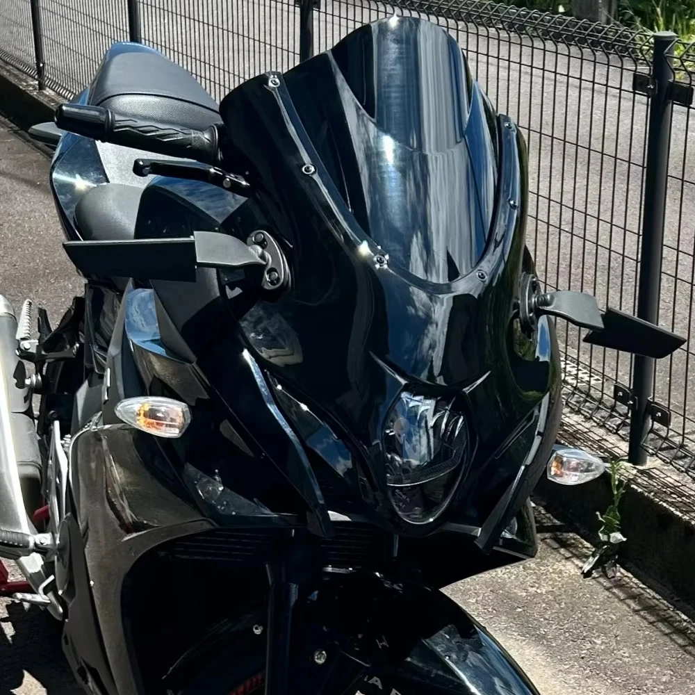 GSXR 250 Windscreen For Suzuki GSX-250R GSXR250 2017-2021 2022 2023 2024 GSX250R Windshield Front Upper Nose Fairing Deflector view 2