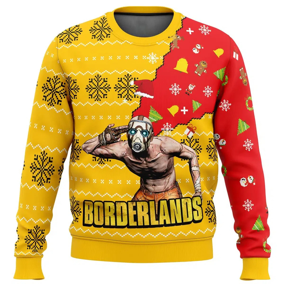Borderlands-Jersey navideño feo con estampado 3D, ropa deportiva de otoño e invierno para hombre, moda para actividades al aire libre, jersey para mujer