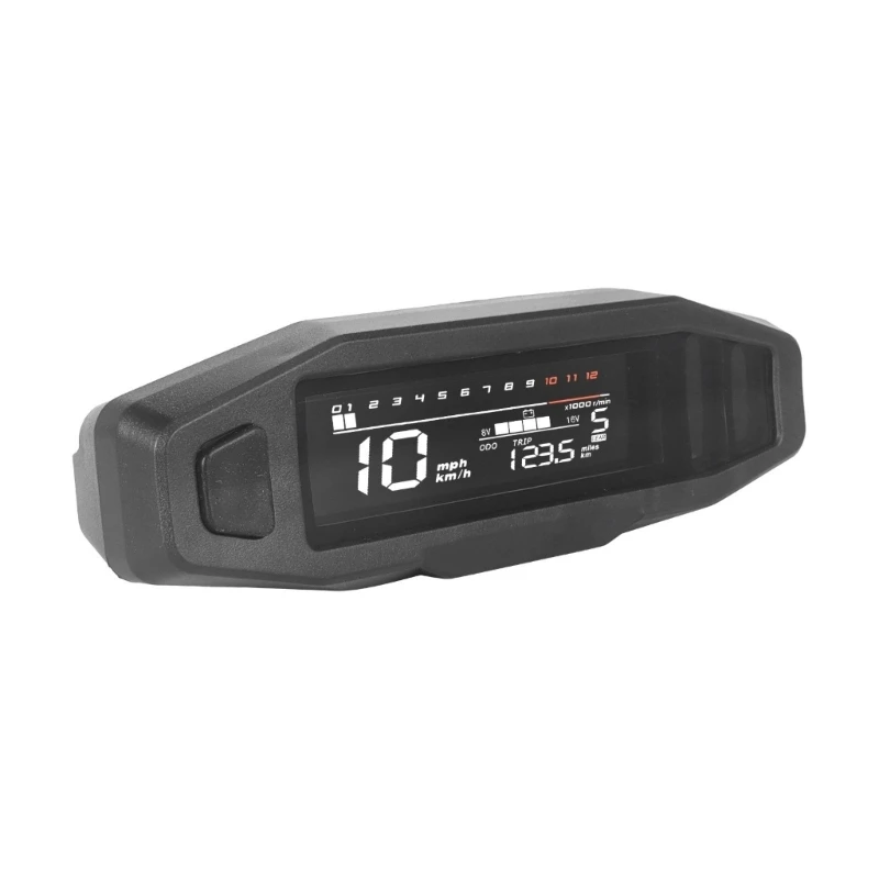 Accurate Real Time RPM Meter Tachometer Digital Speedometer With Clear Nighttime Display Easy Installation For Motorcycle Street