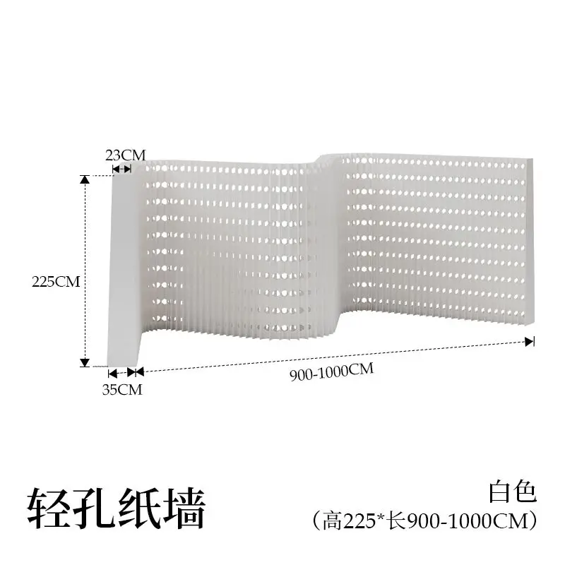 جدار تقسيم شاشة المكتب قابل للطي بالضغط والسحب، جدار تقسيم المعرض التجاري بسيط ومستقر