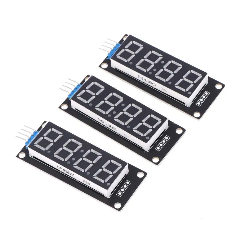 TM1637 4‑Bit 7‑Segments LED Digital Tube Display Module Electronic Clock Display Board For  DIY Electronic Project
