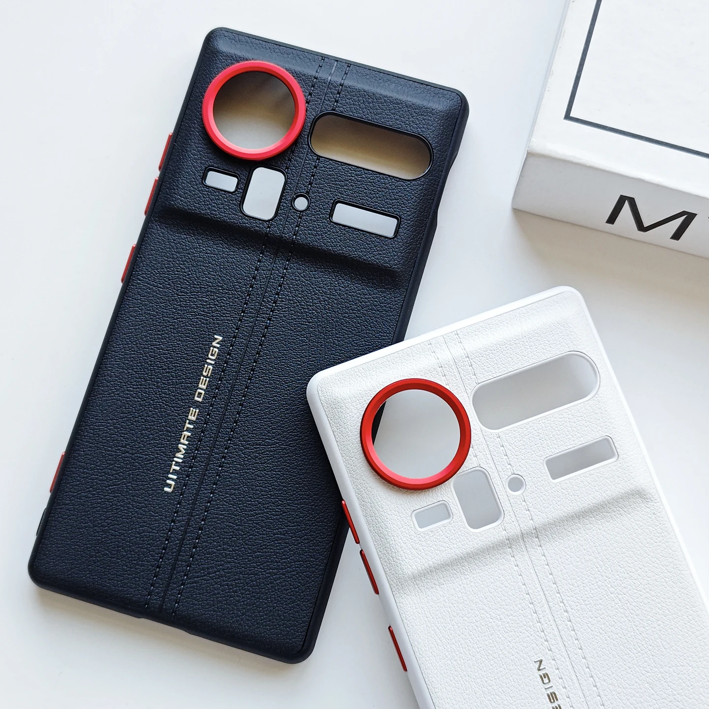 Etui na Nubia Z80 Ultra Luksusowe Skórzane PU Modne Ochronne Etui na Tył Telefonu Pełne Pokrycie dla ZTE Nubia Z80Ultra — zdjęcie produktu 3