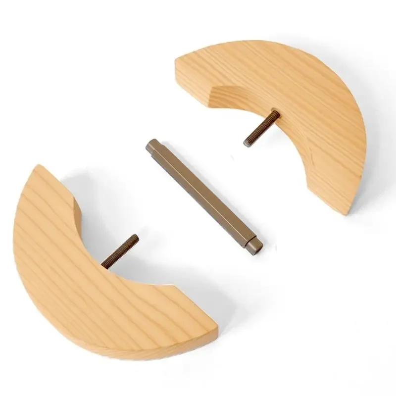 Wooden wide-brimmed hat stretcher, adjustable cowboy hat stretcher with metal adjustment bolt, easy-to-use hat expander, suitabl