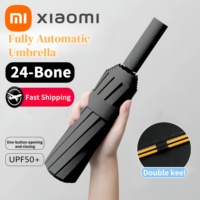 Xiaomi Large Umbrella 24 Bone Folding Fully Automatic Double Bone SPF 50 UV Protection  Strong Wind Resitance Umbrella