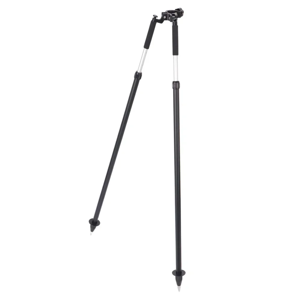 DZ22A Gelbes Aluminium-Zweibeil mit Daumen-Entriegelungsklemme für die Nivellierstangenvermessung von Prismenstangen