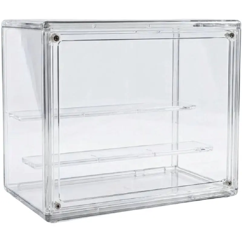 ABXF-Mini Greenhouse Indoor, Clear Small Green House With Magnetic Door,Stackable Succulentseed Starting Observation Station