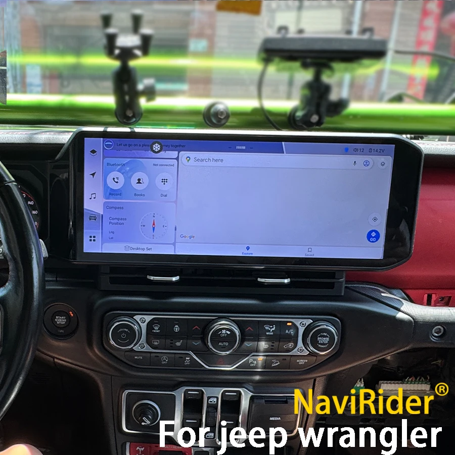 

15 "для Jeep Wrangler 2018-2022 QLED экран Android беспроводной CarPlay стерео GPS навигация автомобильный радиоприемник мультимедийный плеер HeadUnit