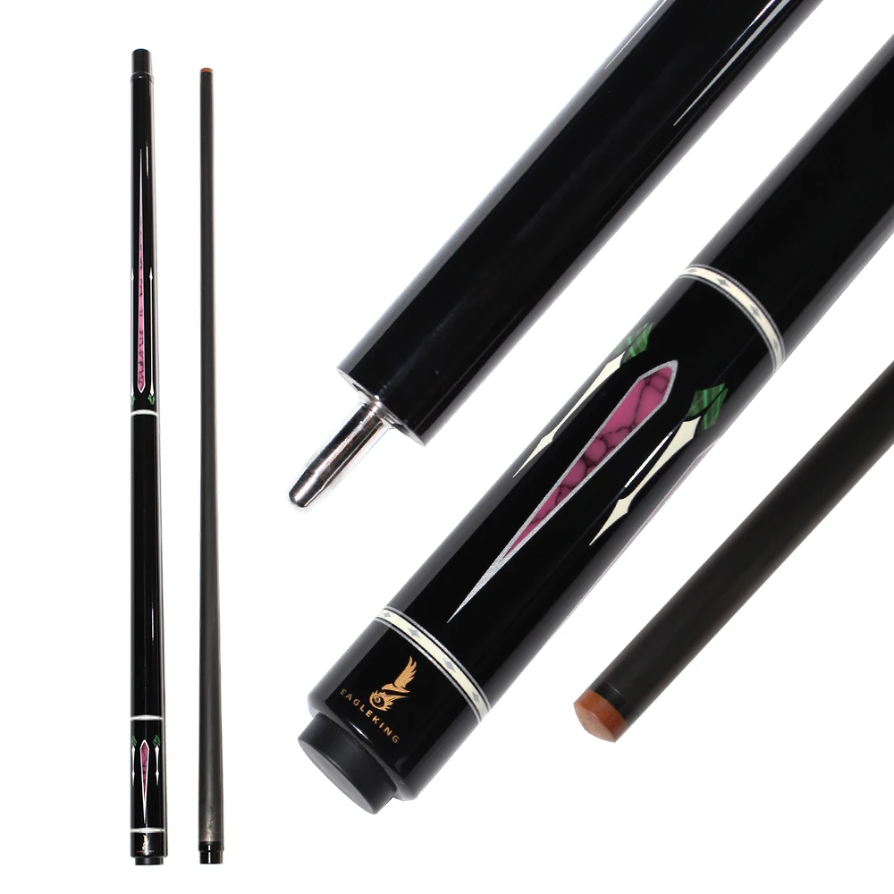 

Pro Carbon Fiber Pool Cue 12.4mm Break Jump Black Tech for 8 9 Ball