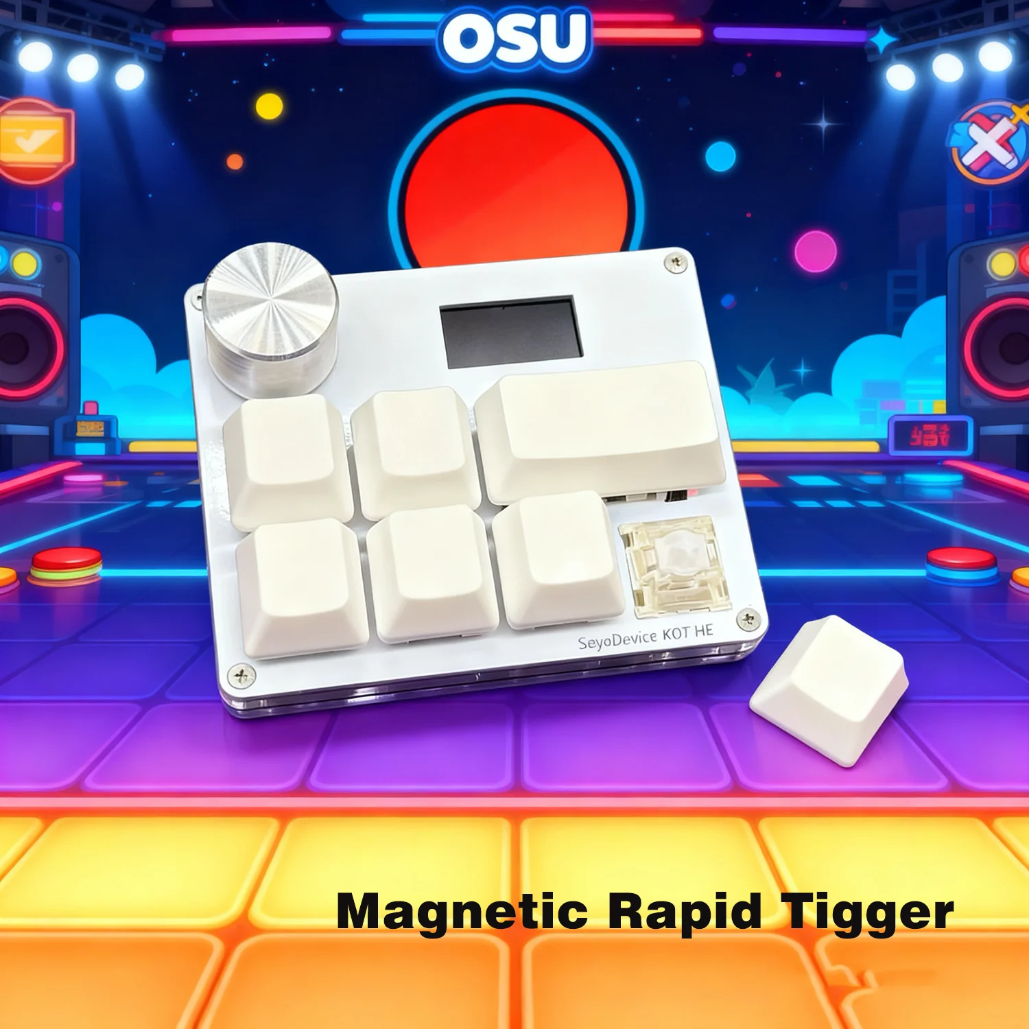 Magnetic Axis 8000HZ Audio Game Keyboard Osu Rapid Tiger Magnetic axis 8000HZ audio game keyboard osu Rapid Tiger Magnetic