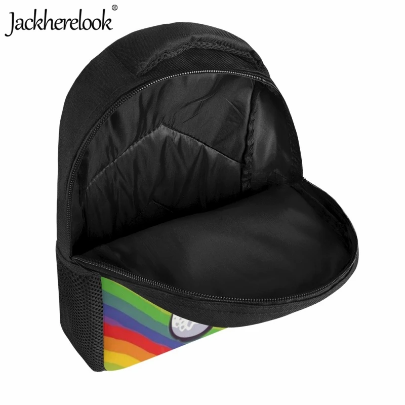 Jackherelook حقائب مدرسية جديدة للأطفال موضة الفطر ثلاثية الأبعاد تصميم الطباعة Bookbags رياض الأطفال حقائب السفر عادية