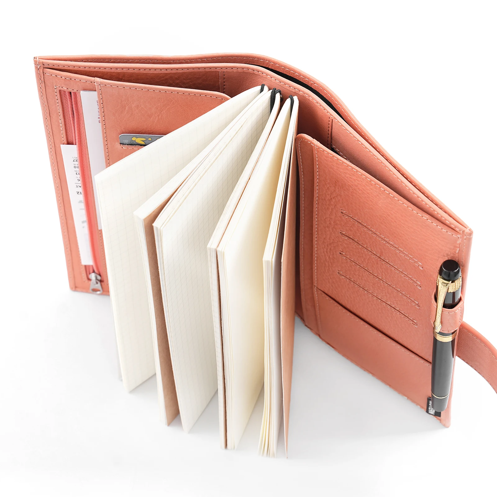 Moterm imparfait limité en cuir tanné végétal pleine fleur, compagnon de voyage, Journal organisateur de carnet de notes de taille Standard