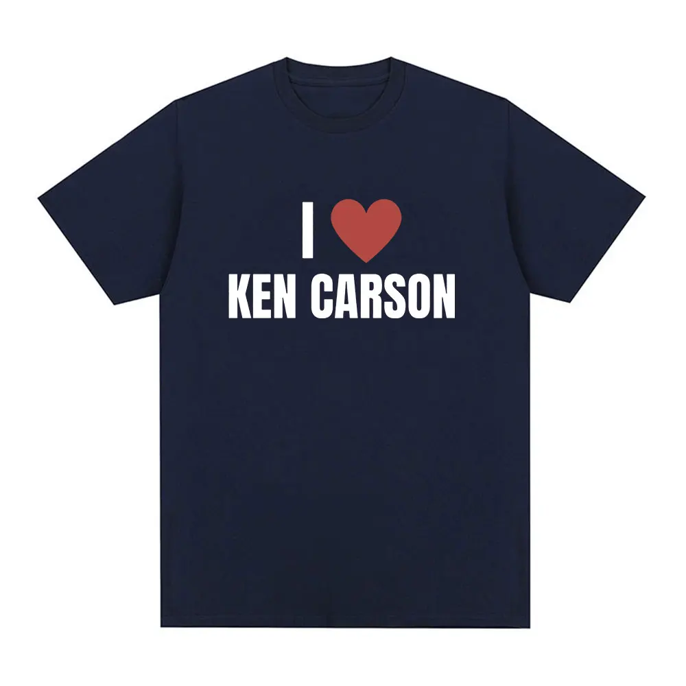 I Love Ken Carson T Shirts Men Women Fashion Hip Hop T-Shirt 100% Cotton Casual Cozy Oversized Short Sleeve T-shirts Streetwear