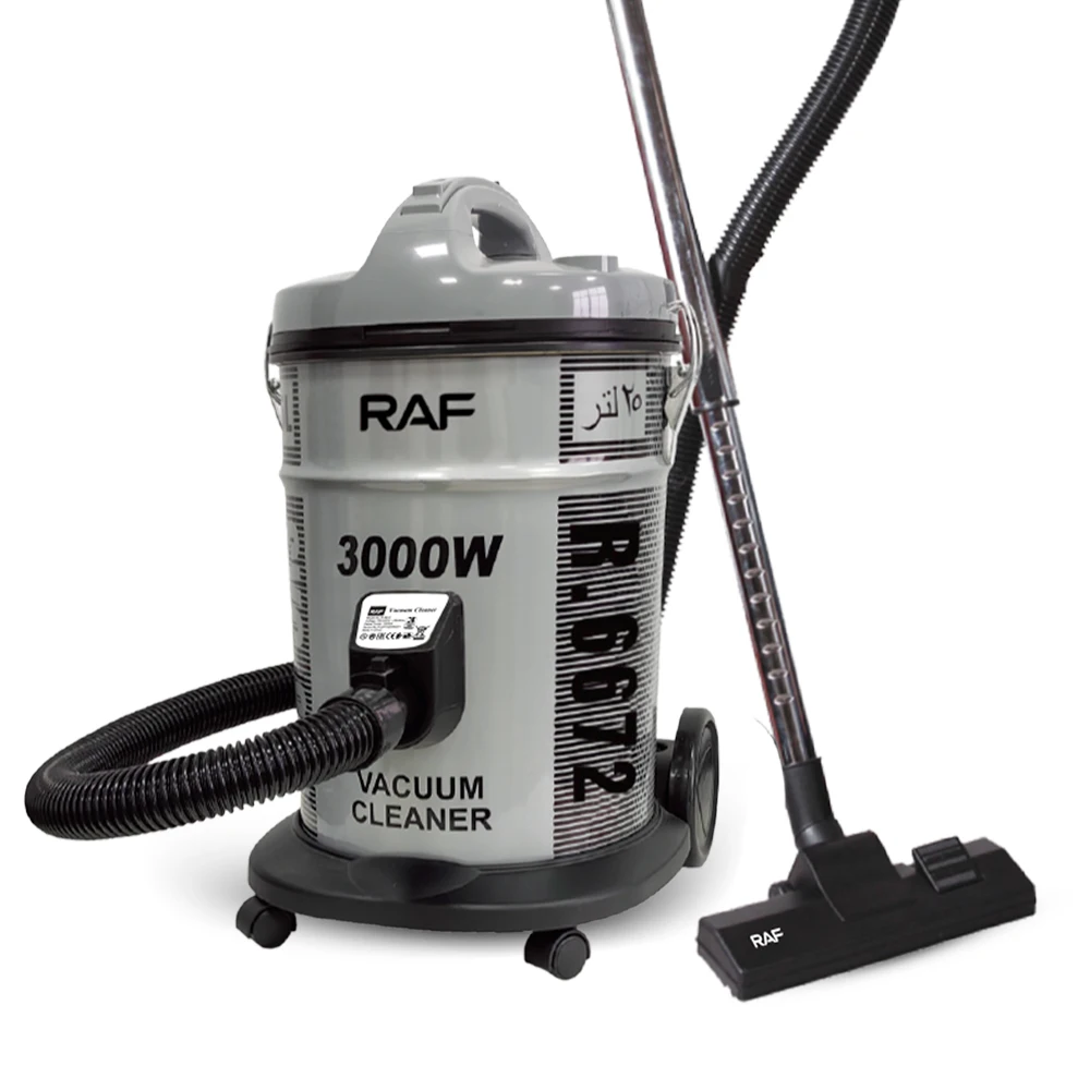 RAF Strong Suction 3000W Powerful Lightweight Large Capacity 25L Bagged Canister Vacuum Cleaner Lower Noise than 78 dB