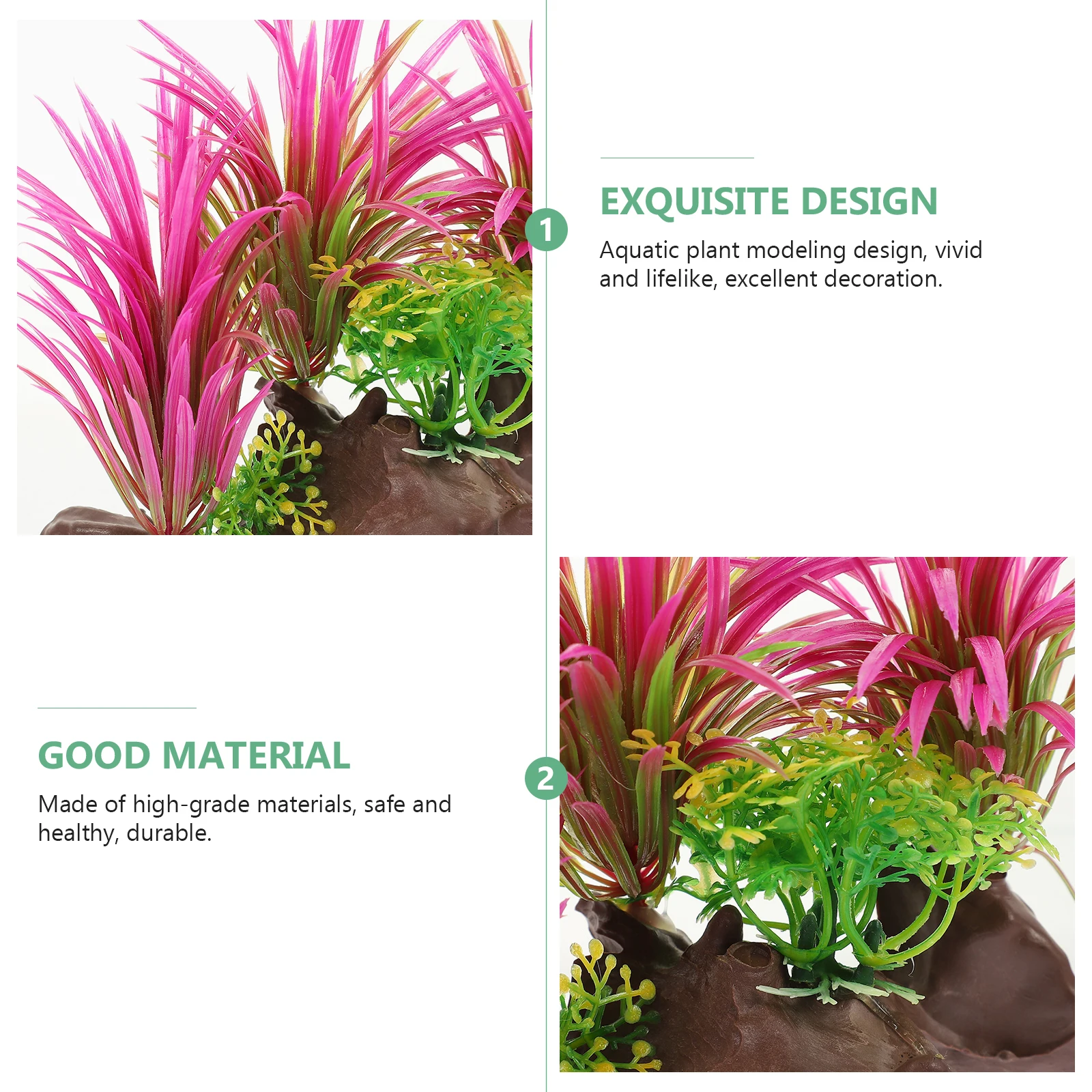 

Simulation Aquatic Plant Decor Water Plants Decorations Faux Fish Tank Fake Grass Small Plastic Aquarium Artificial Foliage