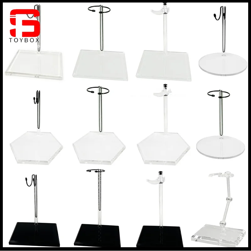 Escala 1/6 soldado suporte transparente suporte modelo caber 12 ''masculino feminino soldado figura de ação corpo bonecas