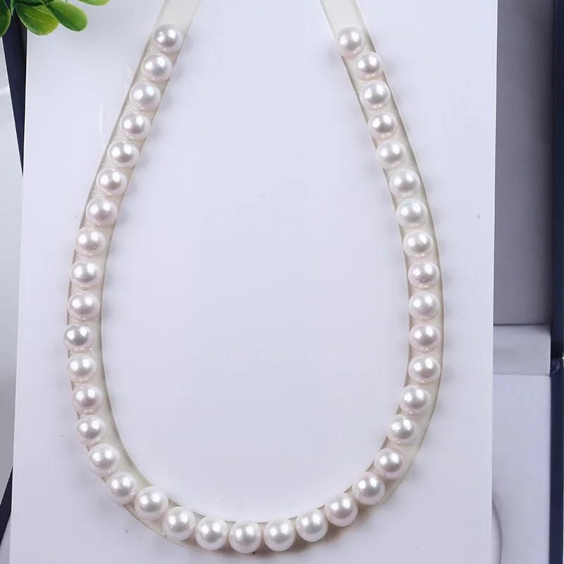 Wholesale 9.8-11mm Edison Round Freshwater Pearl Beads For Necklace Making