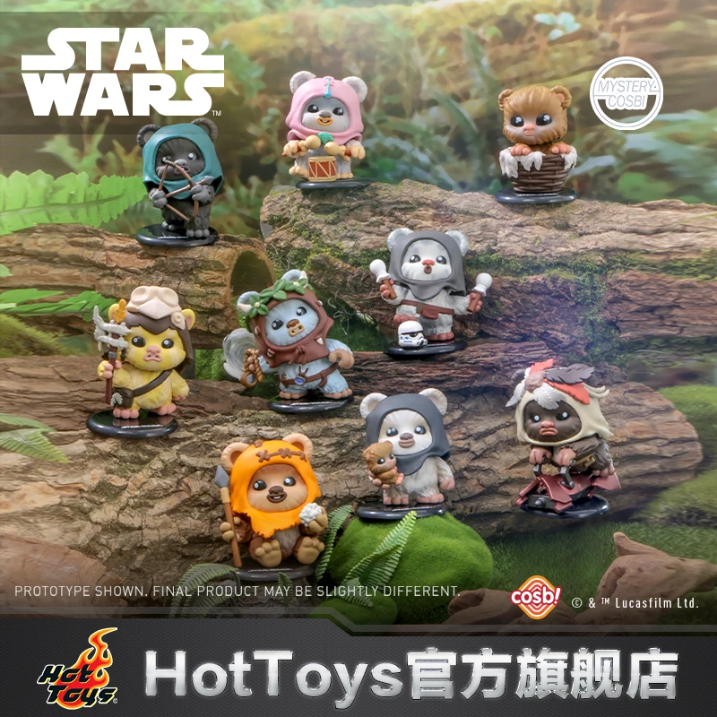 

Star Wars Ewok cosbi Figure Mini Blind Box Collectible Toy Display Doll Action Toy Figures Trendy Plaything Collectibles