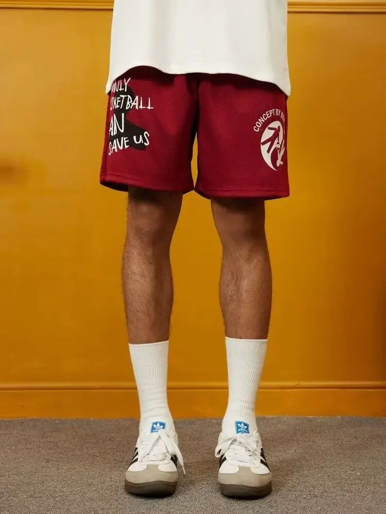 

Летний бестселлер, повседневная одежда, шорты из чистого хлопка, новые летние трендовые свободные шорты в американском стиле, популярные брендовые спортивные шорты